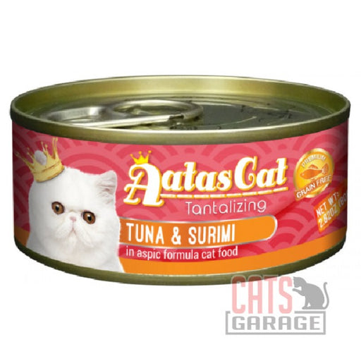 AATAS CAT Tantalizing Tuna & Surimi in Aspic Formula Cat Wet Food 80g X24