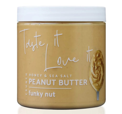 Funky Nut Peanut Butter Honey & Sea Salt Crunchy 265g