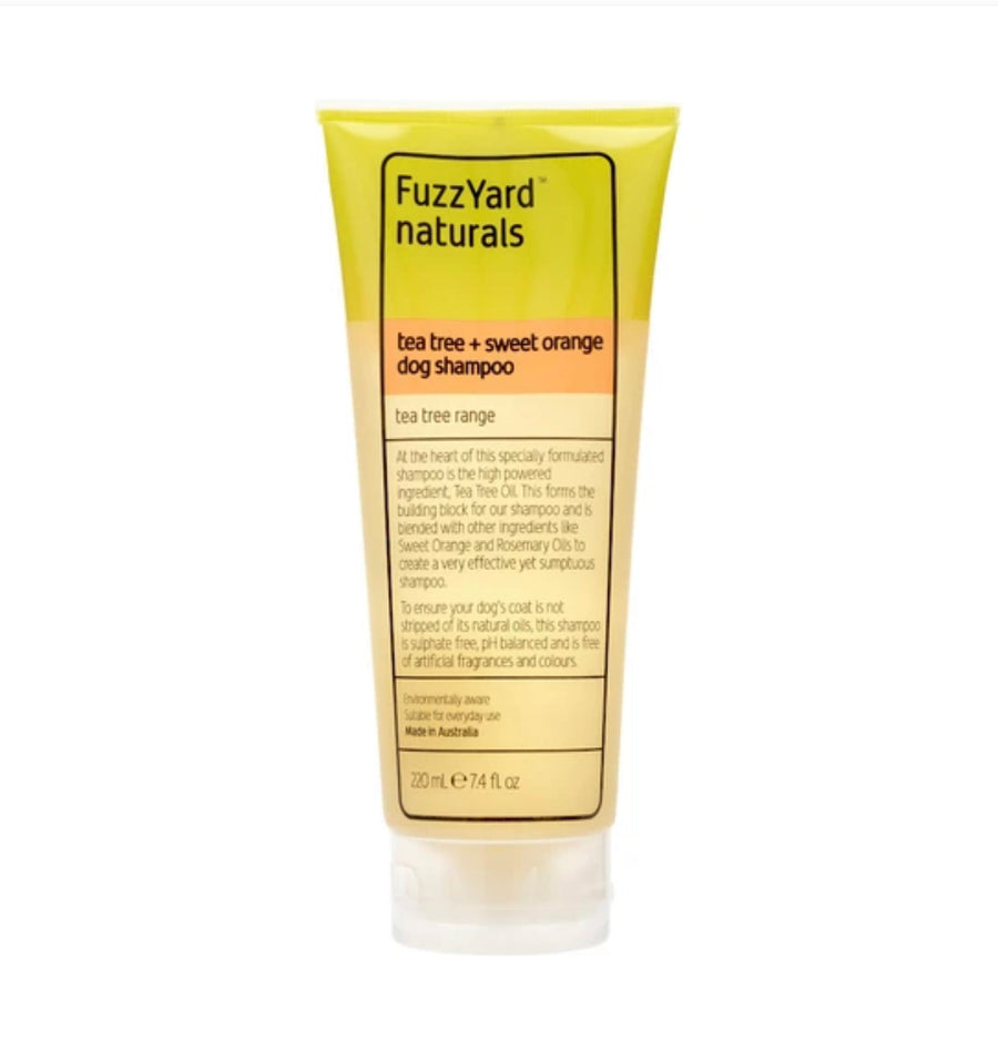 FuzzYard Tea Tree and Sweet Orange Shampoo for Dogs 220ml