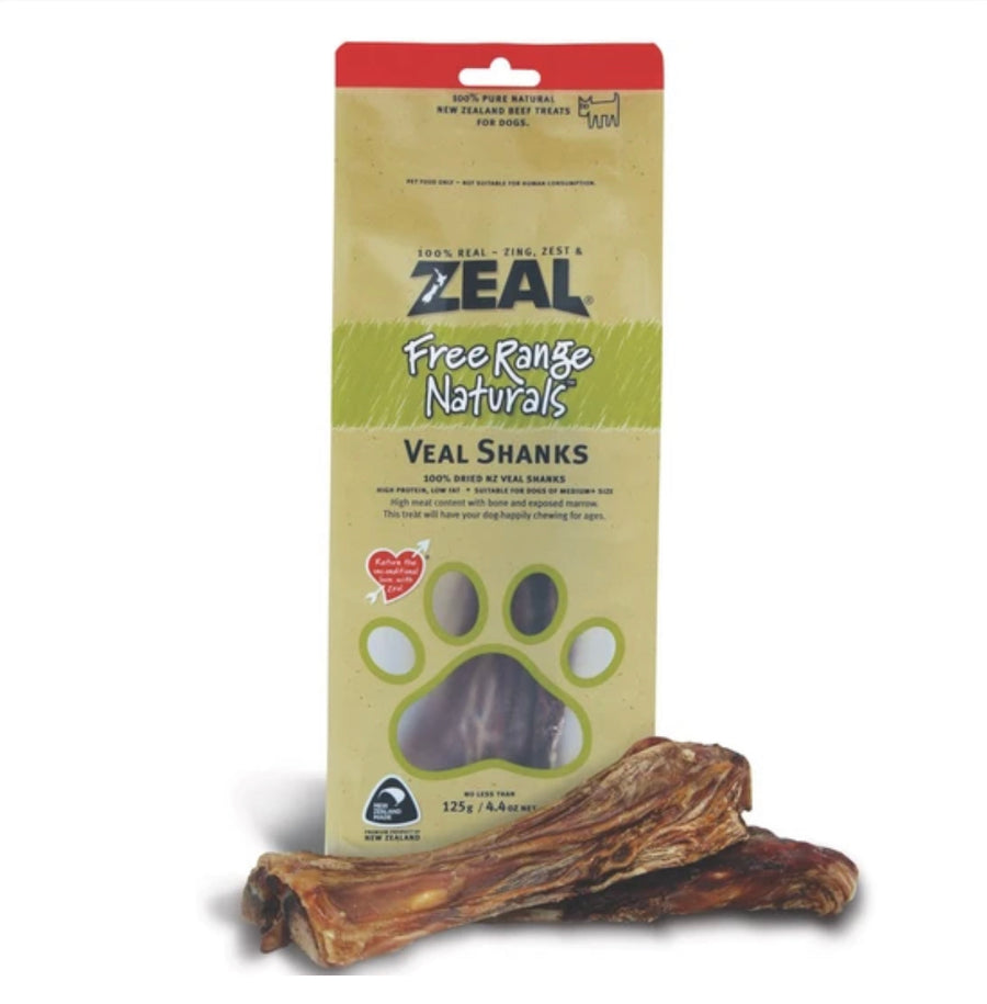 Zeal Free Range Naturals Veal Shanks Dog Treats 150g