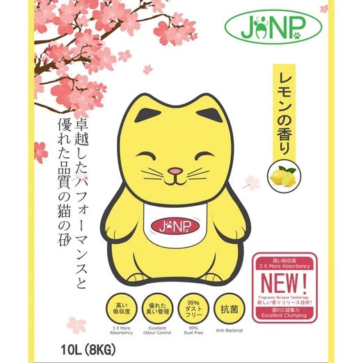 JONP Clumping Cat Litter 10L Lemon