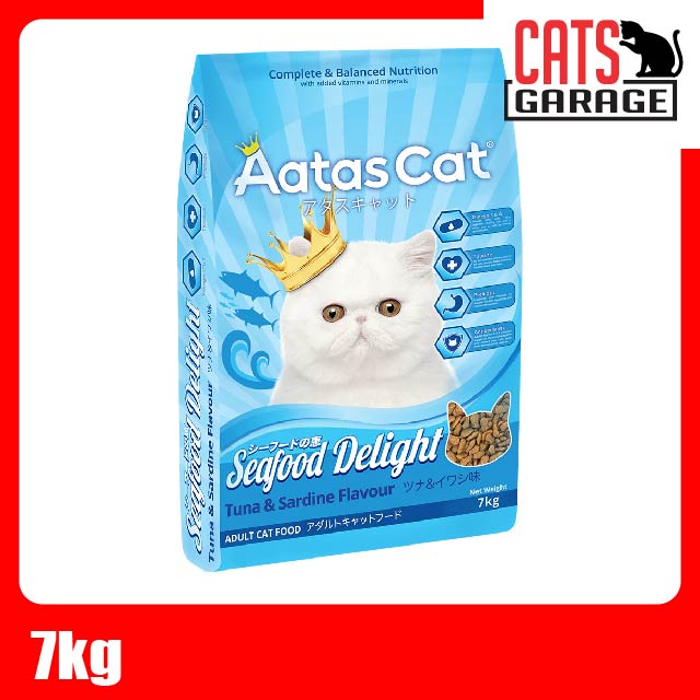 AATAS CAT Seafood Delight Tuna & Sardine Cat Dry Food 7kg