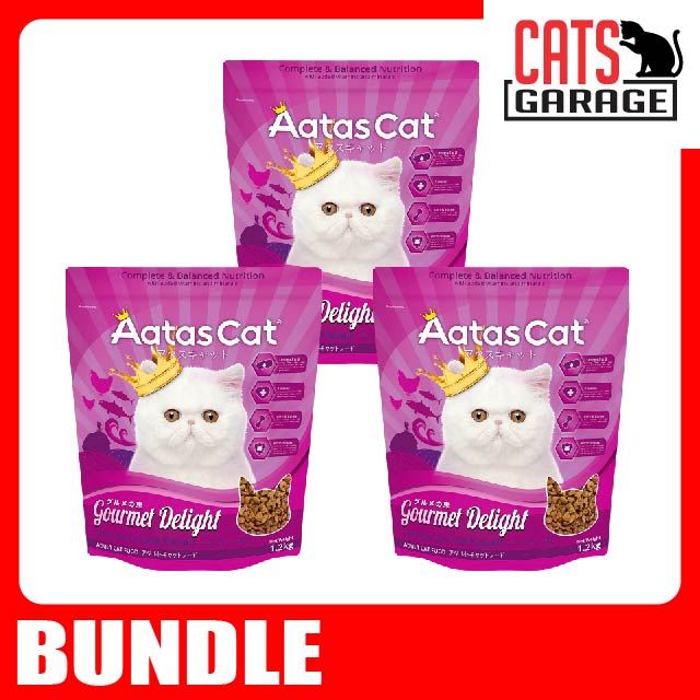 AATAS CAT Gourmet Delight Chicken & Tuna Cat Dry Food (2 Sizes)
