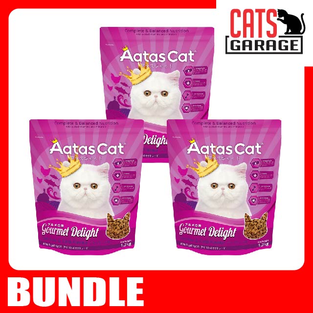 AATAS CAT Gourmet Delight Chicken & Tuna Cat Dry Food 1.2kg
