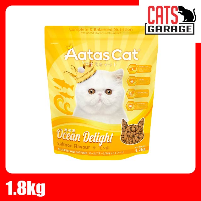 AATAS CAT Ocean Delight Salmon Cat Dry Food 1.2kg