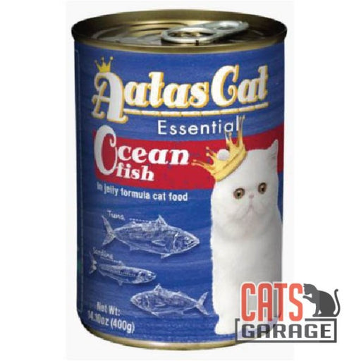 AATAS CAT Essential Ocean Fish in Jelly Cat Wet Food 400g  X24
