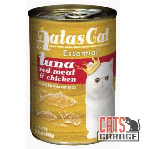 AATAS CAT Essential Tuna Red Meat With Chicken in Jelly Cat Wet Food 400g