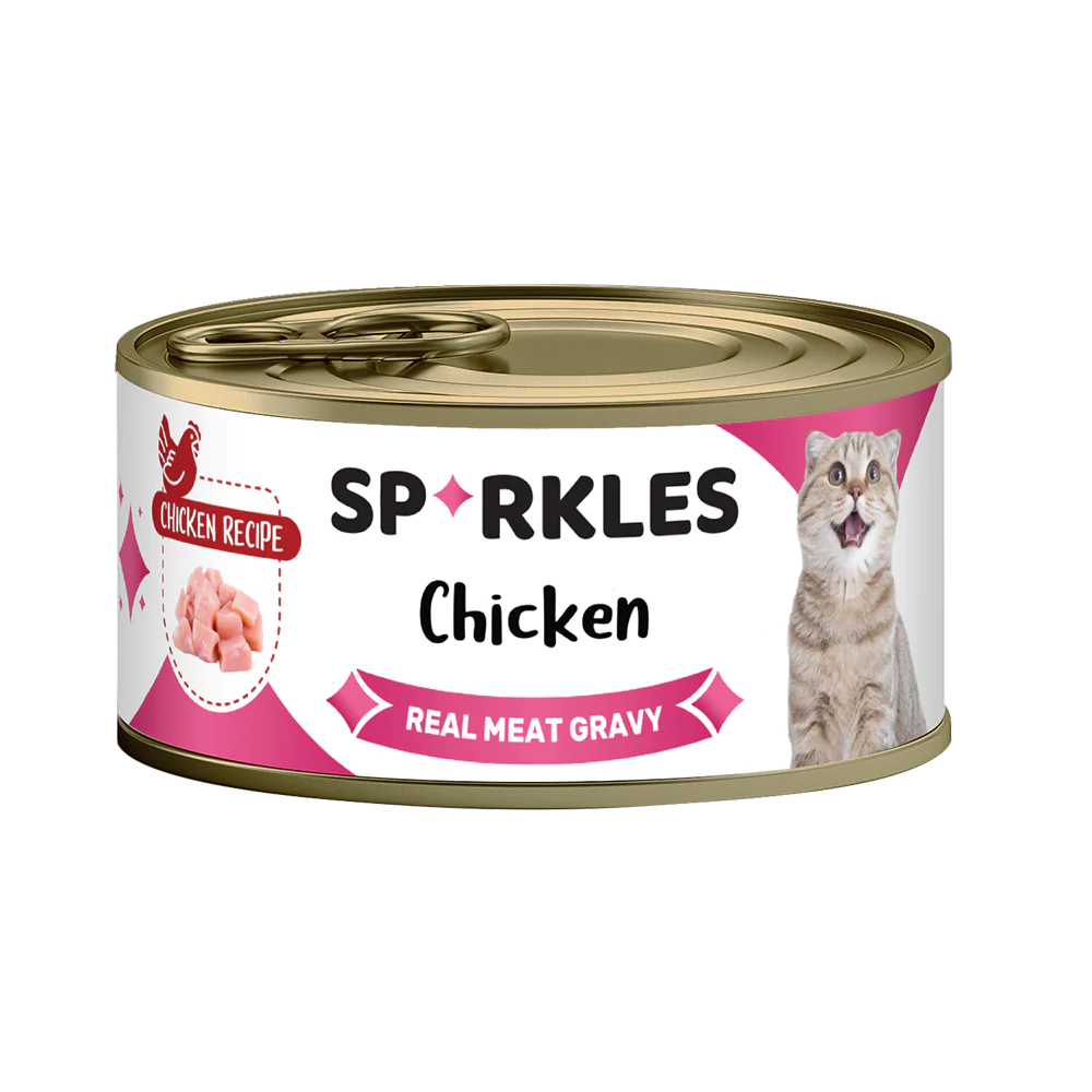 Sparkles Cat Colours Chicken 70g X24
