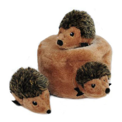 Zippypaws Burrow - Hedgehog Den Brown