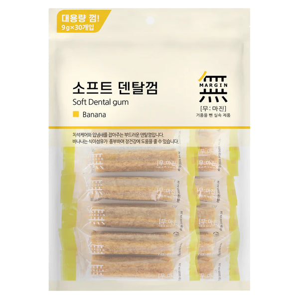 Bow Wow Mumargin Soft Dental Gum Dog Treats Banana 270g