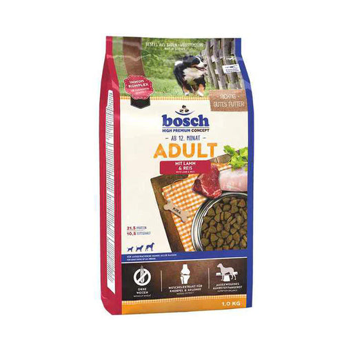 Bosch High Premium Adult Lamb & Rice Dry Dog Food (3 Sizes)
