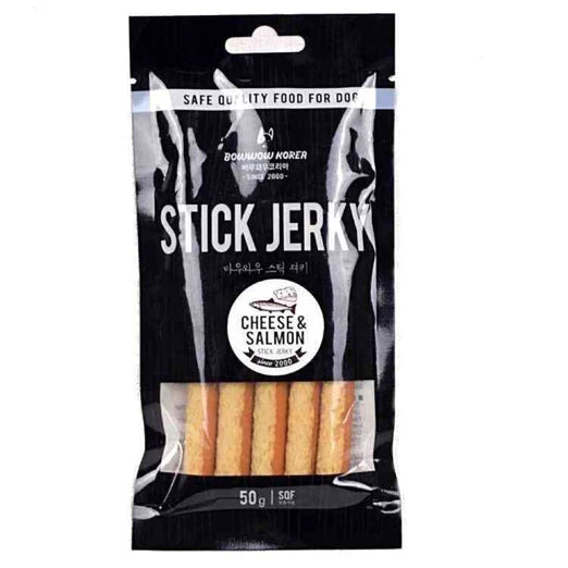 Bow Wow Cheese & Salmon Stick Dog Treat (5 Pieces) 50g