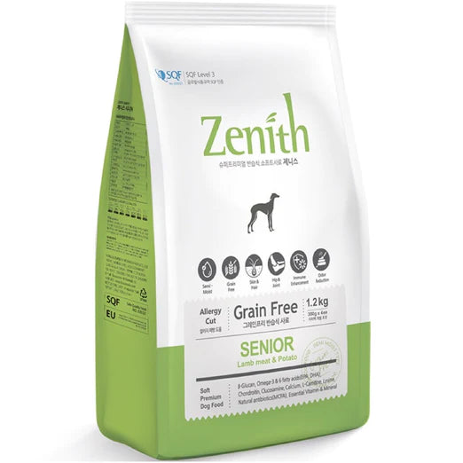 Bow Wow Zenith Soft Kibble Senior Lamb & Potato Dry Dog Food 1.2kg