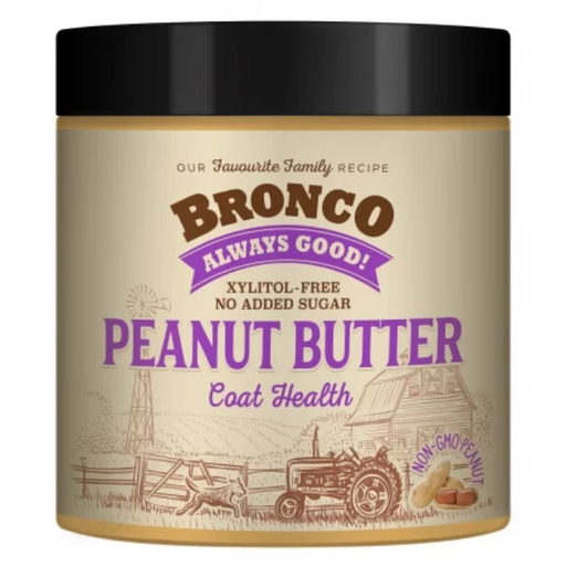 Bronco Peanut Butter Coat Health Dog Treats 250g