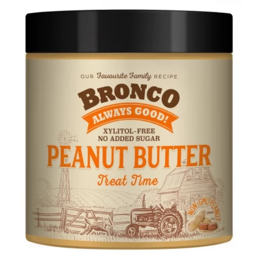 Bronco Peanut Butter Treat Time Dog Treats 250g