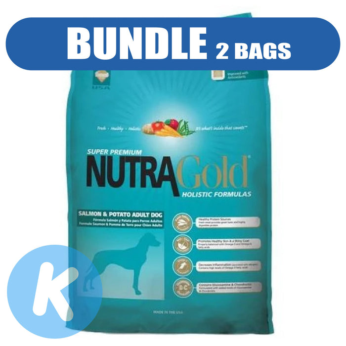 NutraGold - Holistic Salmon & Potato Dry Dog Food 2.5kg