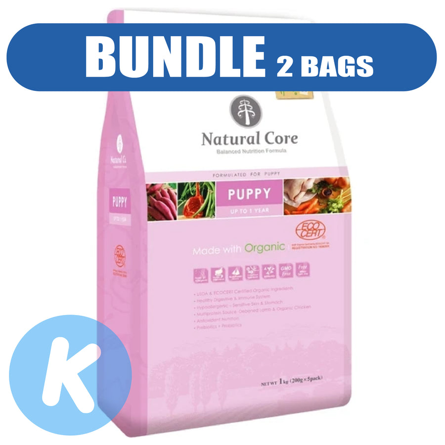 Natural Core Eco 5 Organic Puppy Dry Dog Food (2 Sizes)