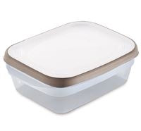 Stefanplast Ciao Fresco Airtight Food Container Light Dove Grey (3 Sizes)