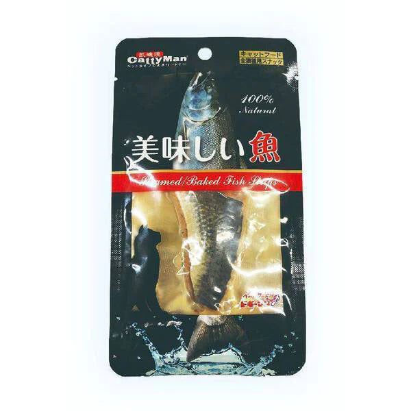 CattyMan Steamed/Baked Fish Strips - Sardine 25g