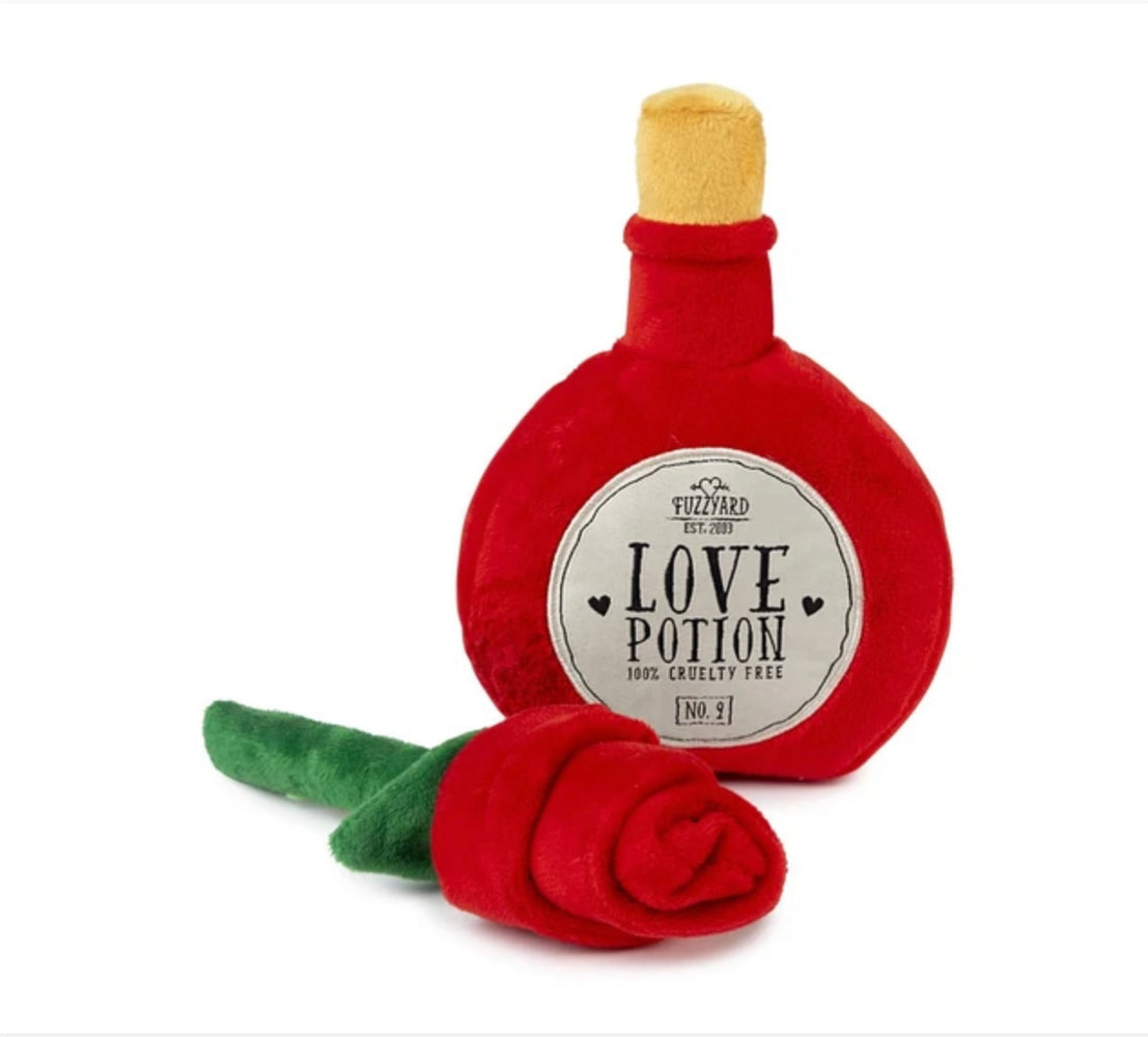 Fuzzyard Love Potion/Rose Plush Toy (2pcs)