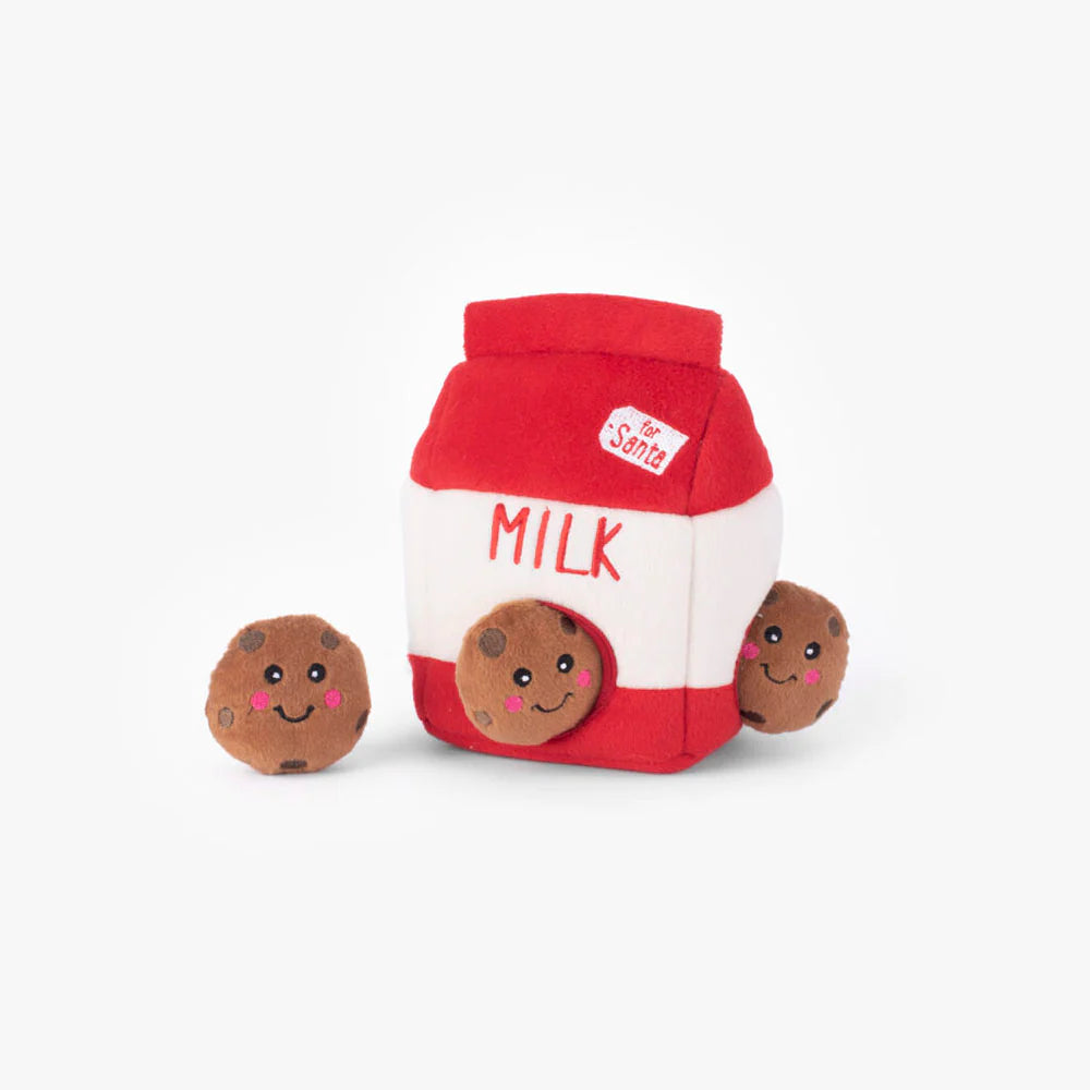 Zippypaws Burrow - Santa's Milk & Cookies