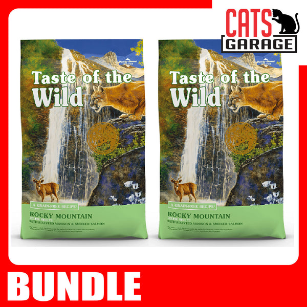 Taste Of The Wild FELINE Rocky Mountain Roasted Venison & Smoked Salmon Dry Cat Food (2 Sizes)