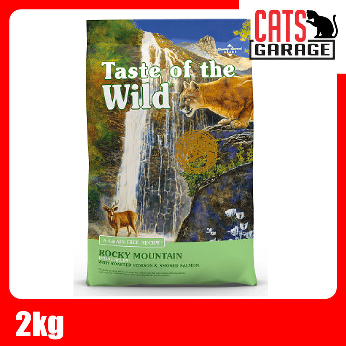 Taste Of The Wild FELINE Rocky Mountain Roasted Venison & Smoked Salmon Dry Cat Food (2 Sizes)