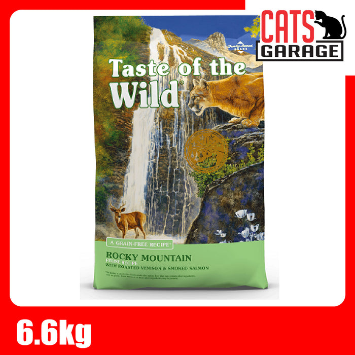 Taste Of The Wild FELINE Rocky Mountain Roasted Venison & Smoked Salmon Dry Cat Food (2 Sizes)