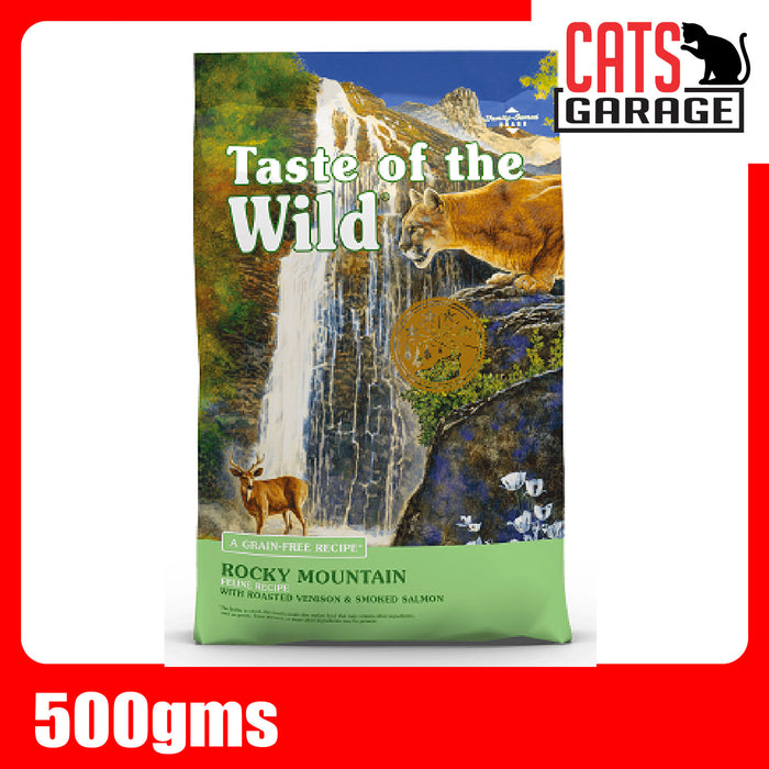 Taste Of The Wild FELINE Rocky Mountain Roasted Venison & Smoked Salmon Dry Cat Food 500g