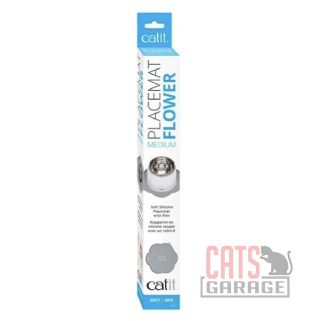 Catit Flower Placemat Medium Grey