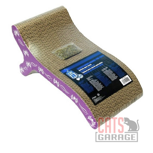 Catit Style Patterned Cat Scratcher with catnip - Butterfly, Chaise