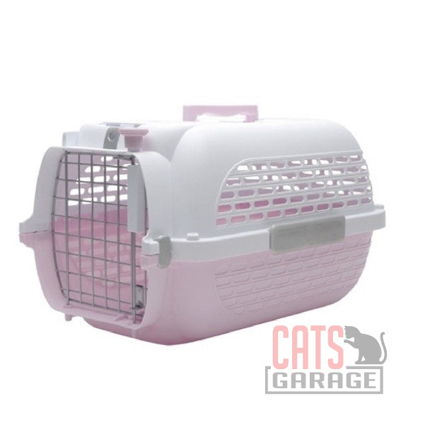 Catit Voyageur Cat Carrier Pink/White Medium — Cats Garage
