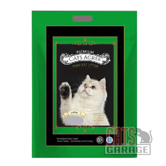Premium Cats Agree MATCHA Tofu Cat Litter 7L