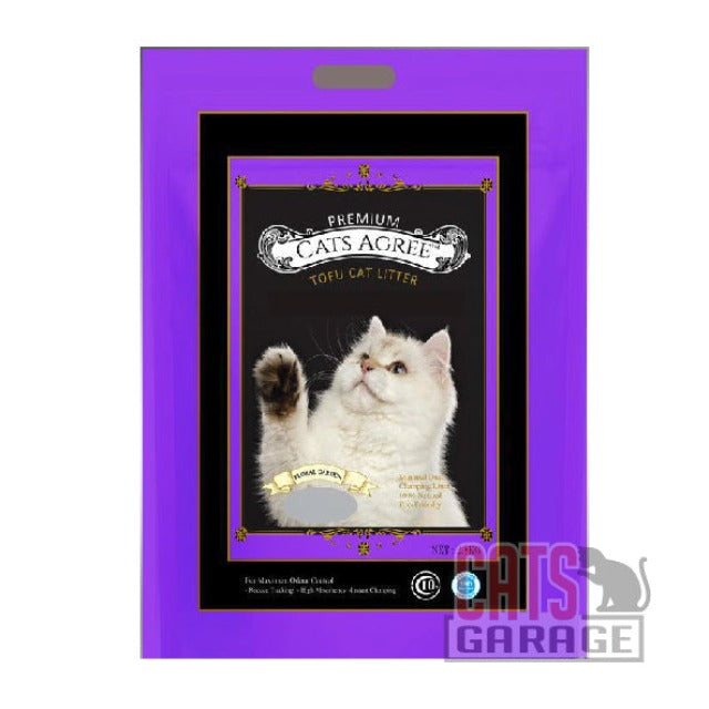 Premium Cats Agree FLORAL Tofu Cat Litter 7L