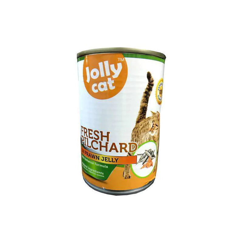 JollyCat Fresh Pilchard in Prawn Jelly 400g
