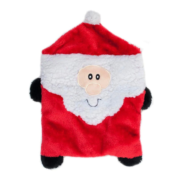 Zippypaws Christmas Squarez - Santa