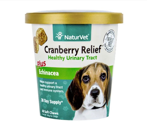 NaturVet Cranberry Relief Plus Echinacea Soft Chew Cup 60 count
