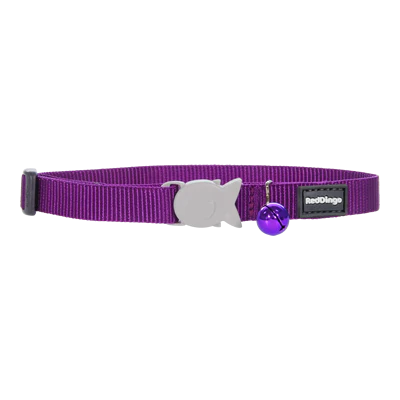 Red Dingo Cat Collar Plain - Classic Purple