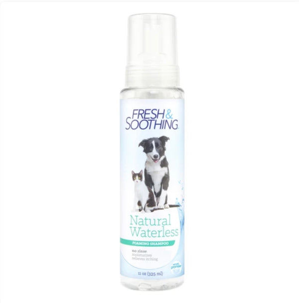 Naturel Promise Fresh & Soothing Natural Waterless Shampoo for Cats & Dogs 11oz