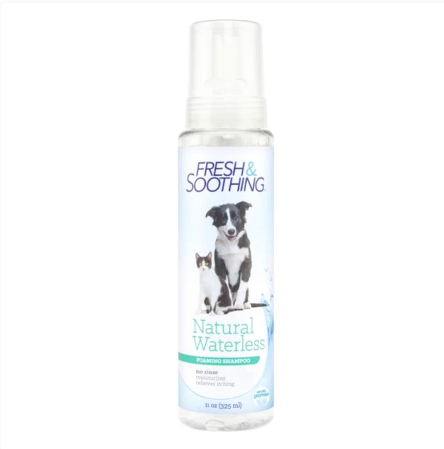 Naturel Promise Fresh & Soothing Natural Waterless Shampoo for Cats & Dogs 11oz