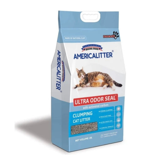 America Litter Ultra ODOUR SEAL Clumping Cat Litter 10L