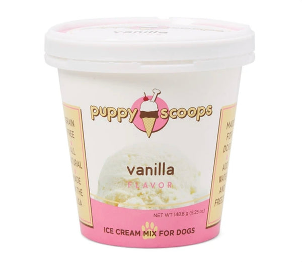 Puppy Scoops Vanilla Flavour Ice Cream Mix For Dogs (2 Sizes)