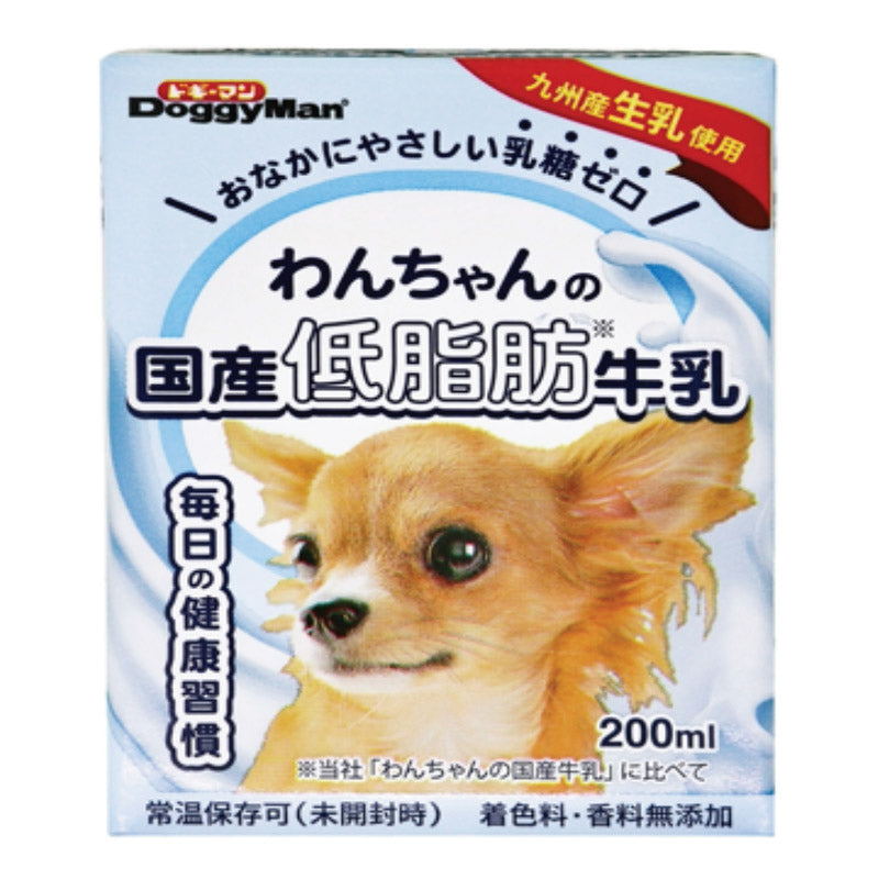 DoggyMan Japanese Milk Low Fat 200ml
