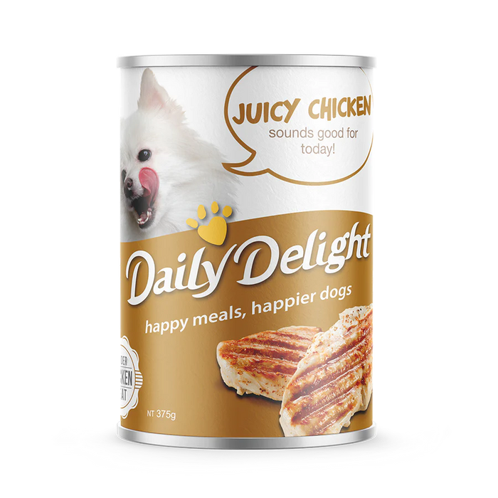 Daily Delight Dog Wet Food Juicy Chicken 375g X24
