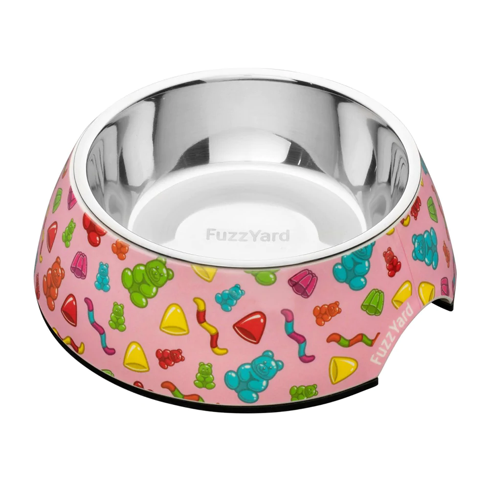 Fuzzyard Dog Bowl Melamine Jelly Bears L