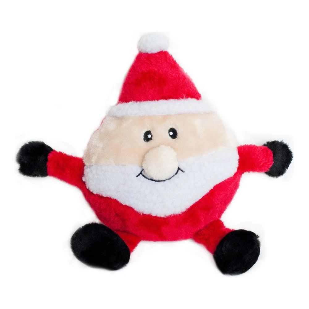Zippypaws Christmas Holiday Brainey - Santa