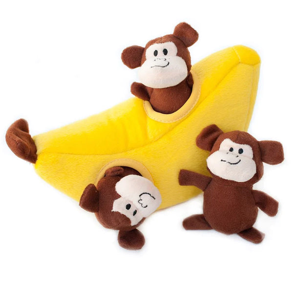 Zippypaws Burrow Monkey 'n Banana
