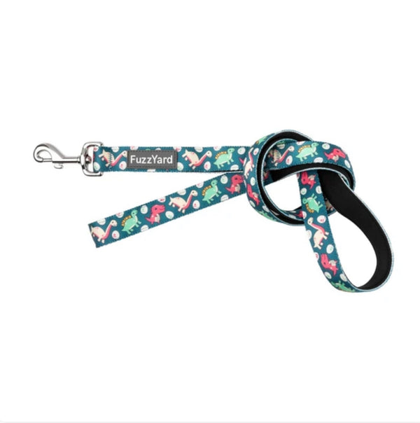 FuzzYard Dog Leash - Dinosaur Land (2 Sizes)