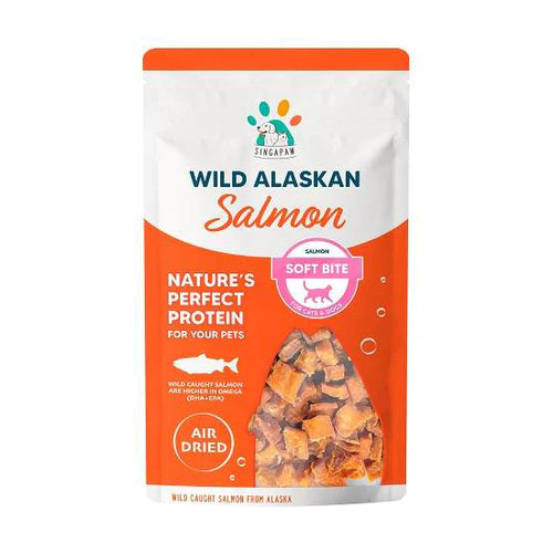 Singapaw Dog & Cat Wild Alaskan Salmon Soft Bite 70g
