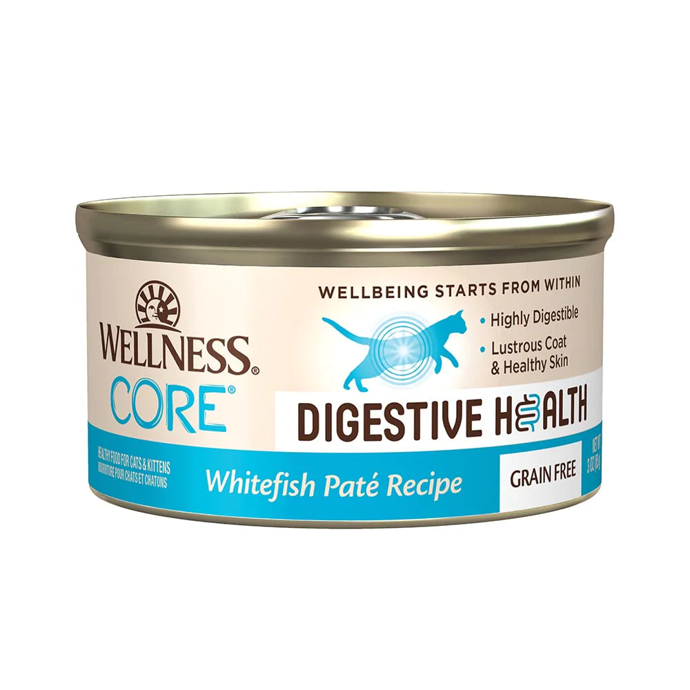 Wellness Cat Core Grain-Free Digestive Health Whitefish Pate 3oz